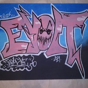 Canvas Graffiti Art Bronx NYC